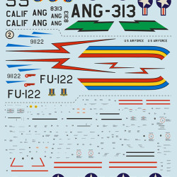 F-86A Sabres Colourful Early Sabres Part-2 72-531 Scale 1/72