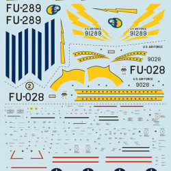 F-86A Sabres. Colourful Early Sabres Part-3 72-532 Scale 1/72