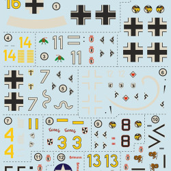 Messerschmitt Bf-109 Tropical 72-533 Scale1/72