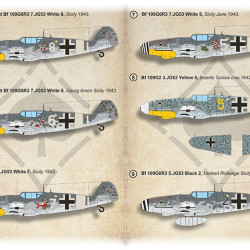 Bf-109G-6 Jagdgeschwader JG.53 72-534 Scale 1/72