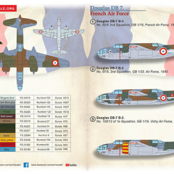 Douglas DB-7 French Air Force 72-537 Scale 1/72