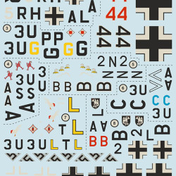 Messerschmitt Bf 110 Part-1 72-538 Scale 1/72