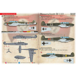 Messerschmitt Bf 110 Part-1 72-538 Scale 1/72