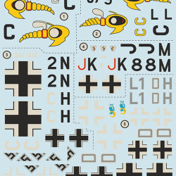 Messerschmitt Bf 110 Part-2 72-539 Scale 1/72