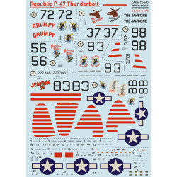 Republic P-47 Thunderbolt 72-540 Scale 1/72