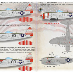 Republic P-47 Thunderbolt 72-540 Scale 1/72