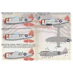 Republic P-47 Thunderbolt 72-540 Scale 1/72