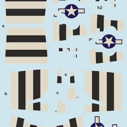 P-47D Razorback D-Day Invasion Stripes 72-542 Scale 1/72