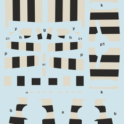 P-47 Bubbletop D-Day Invasion Stripes 72-543 Scale 1/72