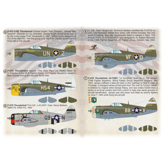 Republic P-47 Thunderbolt 72-548 Scale 1/72
