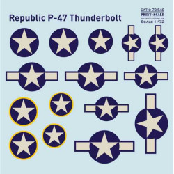 Republic P-47 Thunderbolt 72-548 Scale 1/72