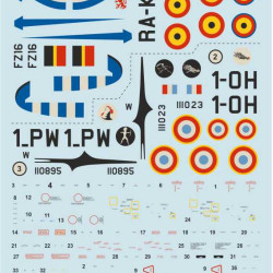 Republic F-84G Thunderjet Part-1 72-550 Scale 1/72