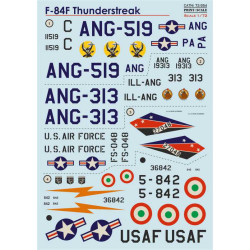 Republic F-84F Thunderstreak 72-554 Scale 1/72