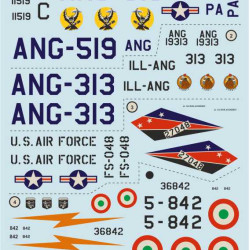 Republic F-84F Thunderstreak 72-554 Scale 1/72