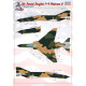 McDonnell Douglas F-4 Phantom II technical stencils 0008-72 Scale 1:72