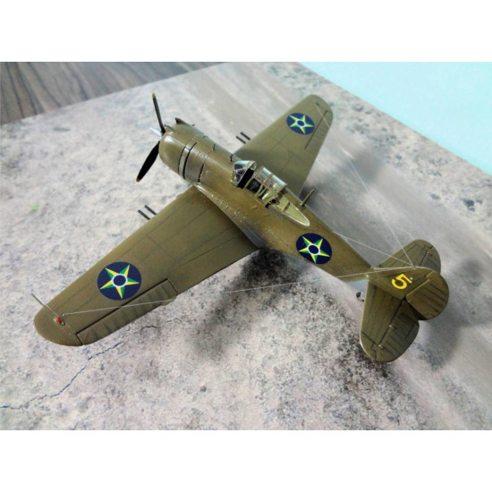 Curtiss P-36 Hawk. Hawk 75 Part-2 72-381 Scale 1/72