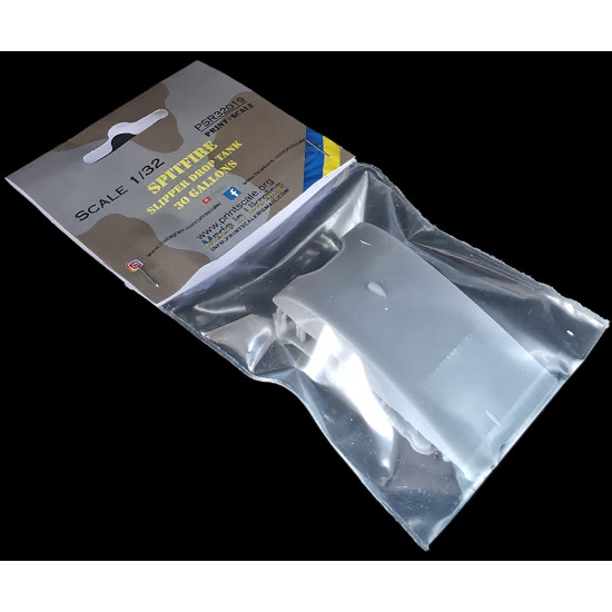 Spitfire Slipper Drop Tank 30 Gallons 3D Printed PSR32019  Scale 1/32