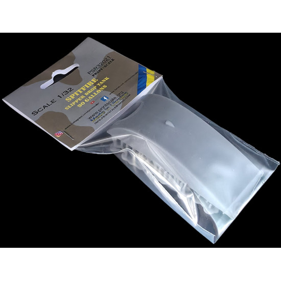 Spitfire Slipper Drop Tank 90 Gallons 3D Printed PSR32021 Scale 1/32