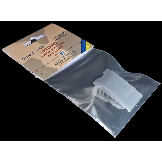 Spitfire Slipper Drop Tank 30 Gallons 3D Printed PSR48051 Scale 1/48