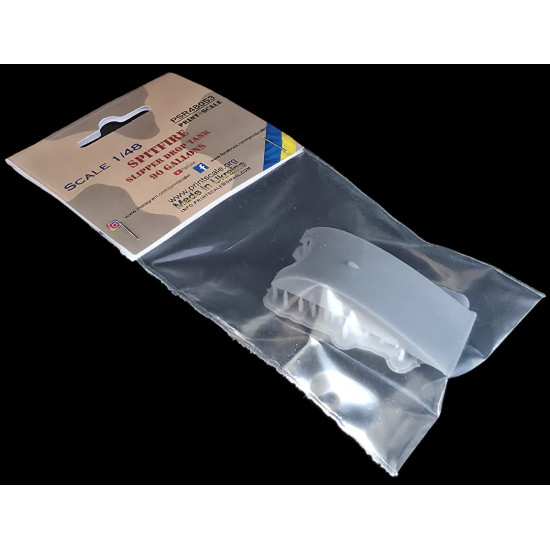 Spitfire Slipper Drop Tank 90 Gallons 3D Printed PSR48053 Scale 1/48