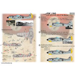 FW 190 A-3, A-4, A-5, A-6, F & Recon Part 2 48-282 Scale 1:48