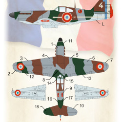 Dewoitine D.520 Mask-decal Psm72016 Scale 1-72
