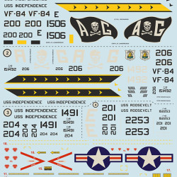 F-4B Phantom II US Navy VF-84 (Jolly Rogers) 72-519 Scale 1:72