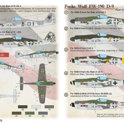 FW 190 D-9 Part-2 48-258 Scale 1:48