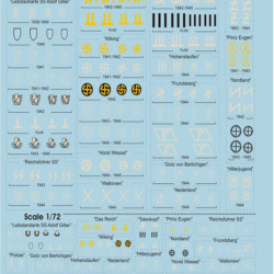 German Panzer division marking 35-001 Scale 1:35