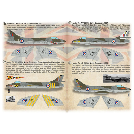 Hawker Hunter 72-464 Scale 1/72