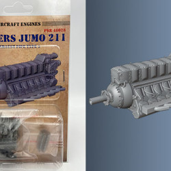 JUNKERS JUMO 211 EXHAUST PIPE TYPE 3 PSR48028 Scale 1:48