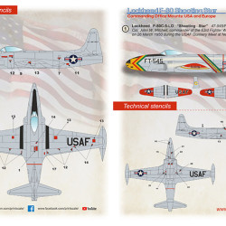 Lockheed F-80 Shooting Star Part 4 48-270 Scale 1:48