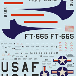 Lockheed F-80 Shooting Star Part 6 48-285 Scale 1:48