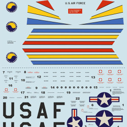 Lockheed F-80 Shooting Star Part 8 48-287 Scale 1:48