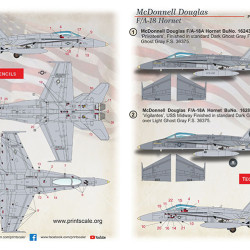 Mc Donnel Douglas Hornet F/A-18 Part-2 48-262 Scale 1:48