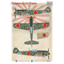 Nakajima Ki-84 Hayate Mask-decal Psm72014 Scale 1-72