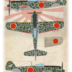 Nakajima Ki-84 Hayate Mask-decal Psm72014 Scale 1-72