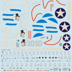 P-38 Lightning Part 5 48-269 Scale 1:48