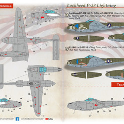 P-38 Lightning Part 5 48-269 Scale 1:48