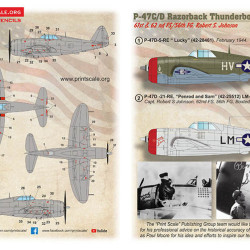 P-47 C/D Razorback Robert S. Jonson Part 1 48-263 Scale 1:48