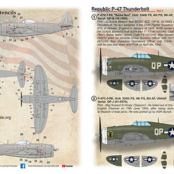 Republic P-47 Thunderbolt Part 2 48-271 Scale 1:48