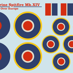 Supermarin Spitfire Mk.lV ( Low Backs) Part-1 48-288 Scale 1:48