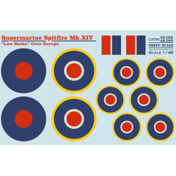 Supermarin Spitfire Mk.lV ( Low Backs) Part-1 48-288 Scale 1:48
