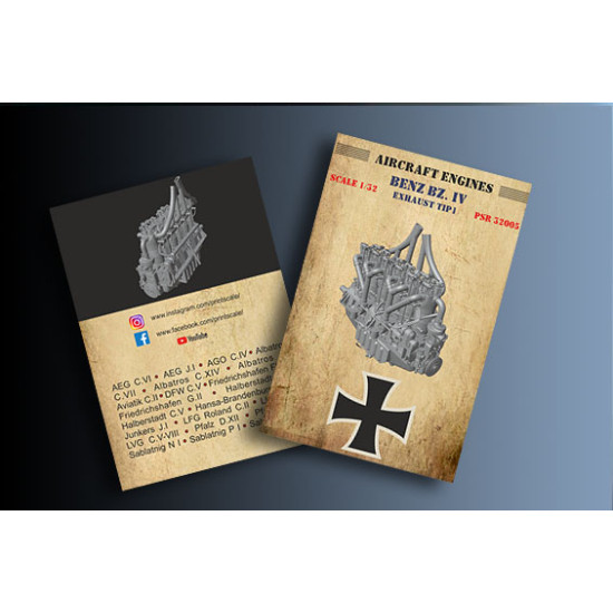 Benz Bz.IV Exhaust Type1 PSR32005 Scale 1/32