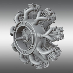  Bristol Jupiter Aircraft Engine PSR32014 Scale 1/32