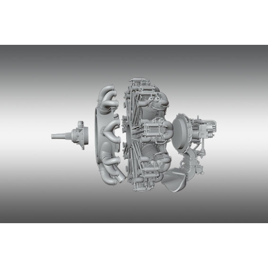  Bristol Jupiter Aircraft Engine PSR32014 Scale 1/32