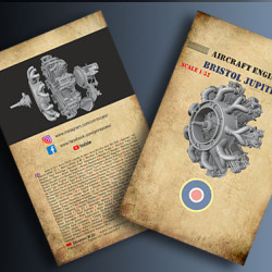  Bristol Jupiter Aircraft Engine PSR32014 Scale 1/32