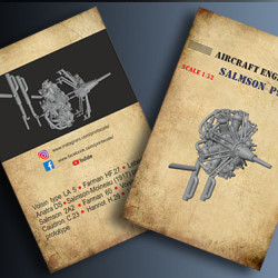 Salmson P9 Aircraft Engines PSR32017 Scale 1/32