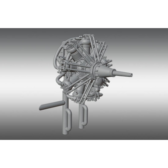 Salmson P9 Aircraft Engines PSR32017 Scale 1/32