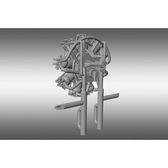 Salmson P9 Aircraft Engines PSR32017 Scale 1/32